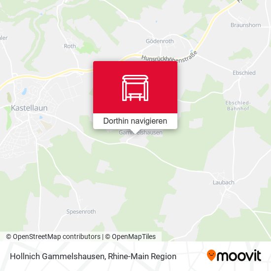 Hollnich Gammelshausen Karte