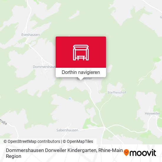 Dommershausen Dorweiler Kindergarten Karte