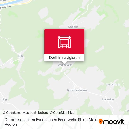 Dommershausen Eveshausen Feuerwehr Karte