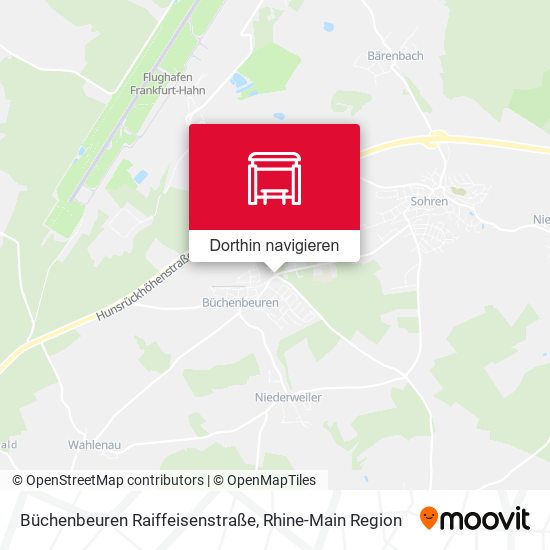 Büchenbeuren Raiffeisenstraße Karte
