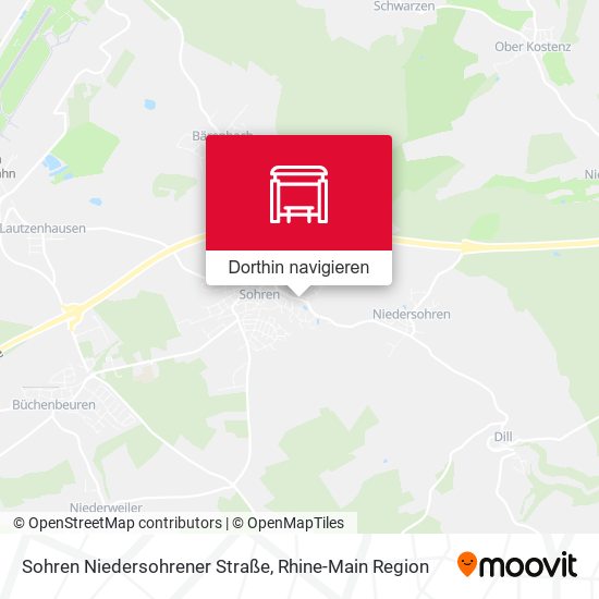 Sohren Niedersohrener Straße Karte