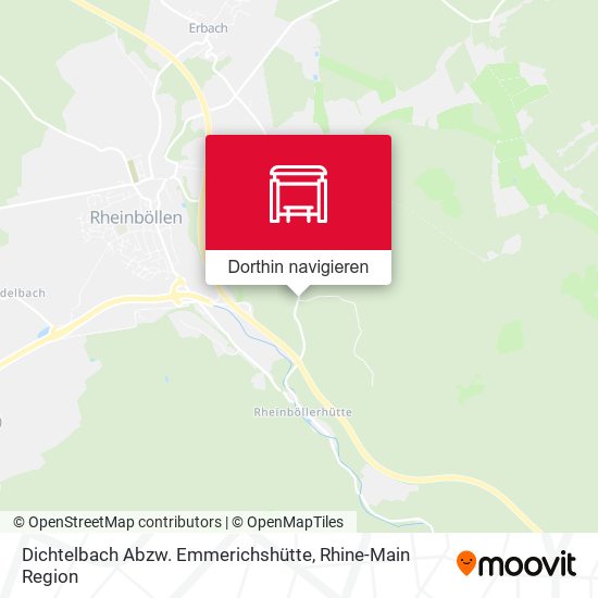 Dichtelbach Abzw. Emmerichshütte Karte