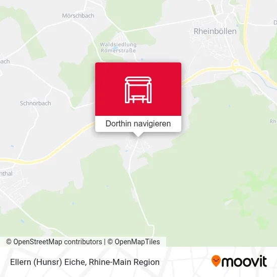 Ellern (Hunsr) Eiche Karte