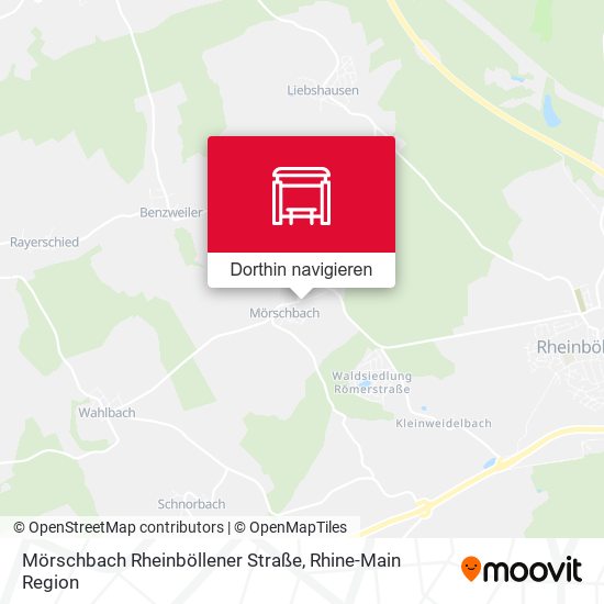 Mörschbach Rheinböllener Straße Karte