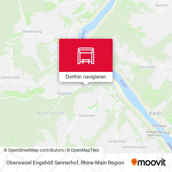 Oberwesel Engehöll Sennerhof Karte