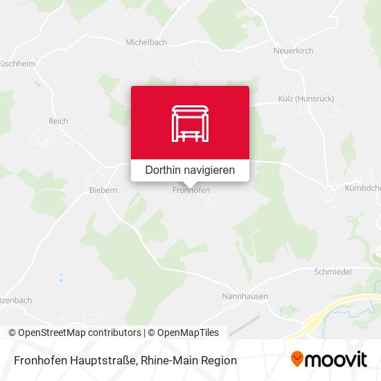 Fronhofen Hauptstraße Karte