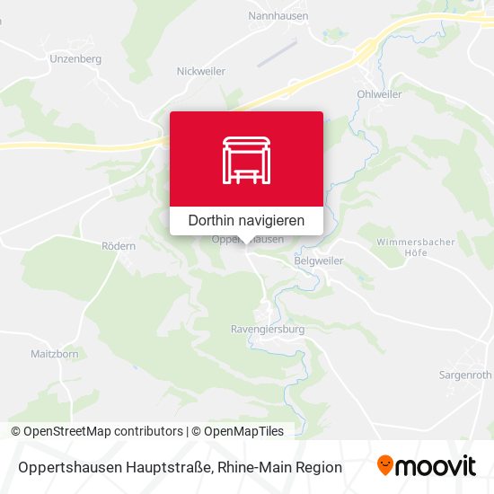 Oppertshausen Hauptstraße Karte