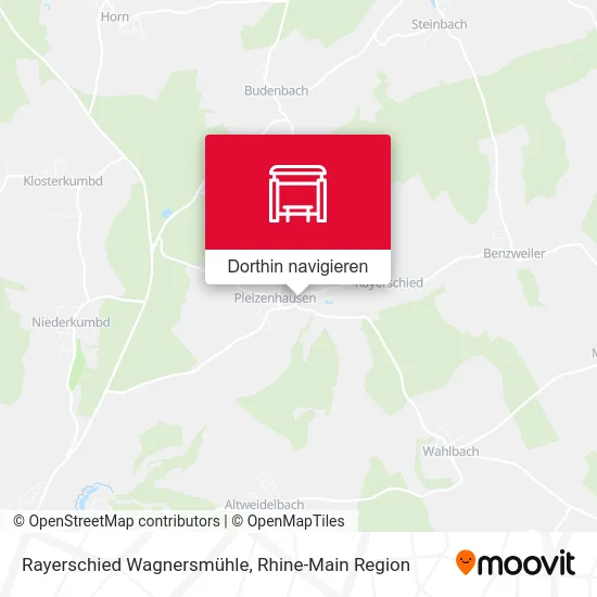 Rayerschied Wagnersmühle Karte