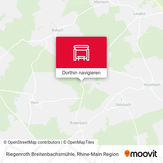 Riegenroth Breitenbachsmühle Karte