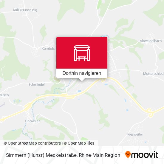 Simmern (Hunsr) Meckelstraße Karte