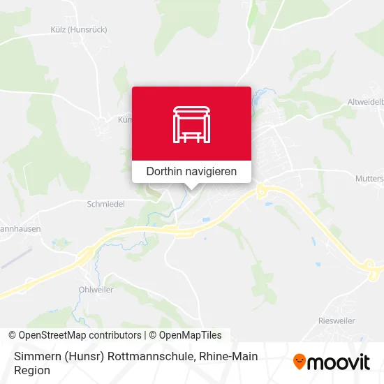 Simmern (Hunsr) Rottmannschule Karte