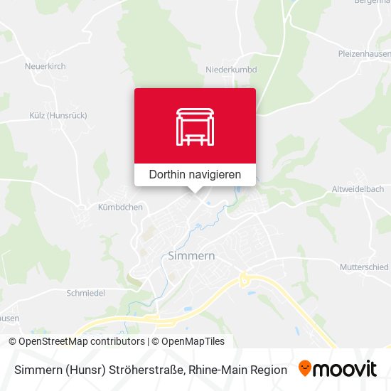 Simmern (Hunsr) Ströherstraße Karte