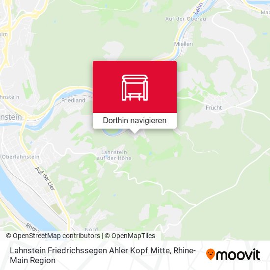 Lahnstein Friedrichssegen Ahler Kopf Mitte Karte