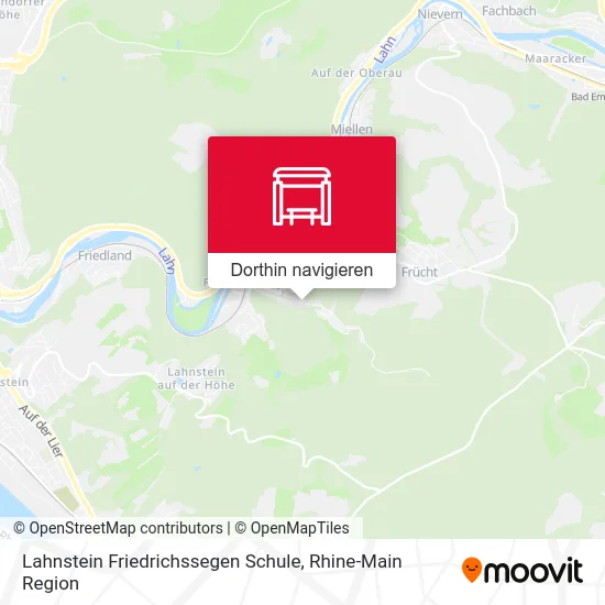 Lahnstein Friedrichssegen Schule Karte