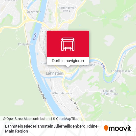 Lahnstein Niederlahnstein Allerheiligenberg Karte