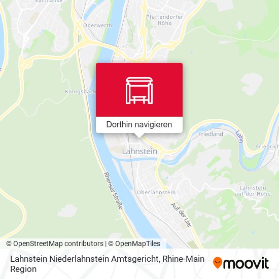 Lahnstein Niederlahnstein Amtsgericht Karte