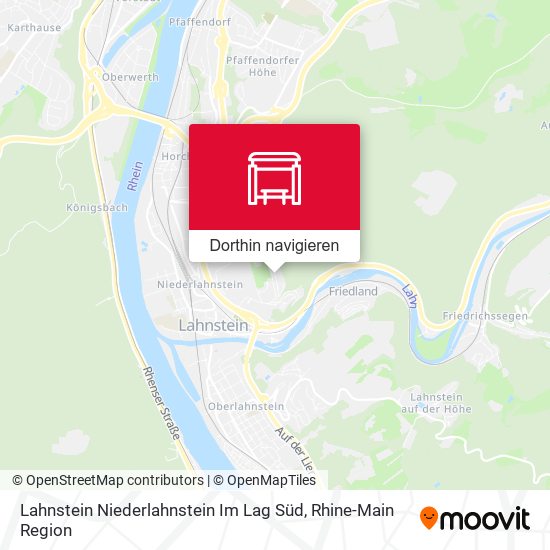 Lahnstein Niederlahnstein Im Lag Süd Karte