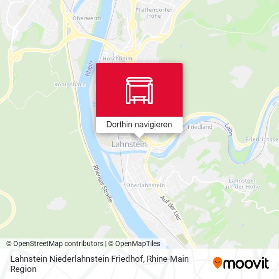 Lahnstein Niederlahnstein Friedhof Karte