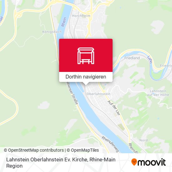 Lahnstein Oberlahnstein Ev. Kirche Karte