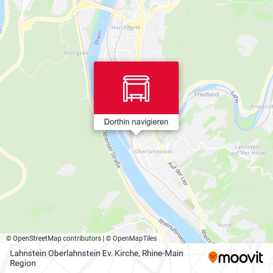 Lahnstein Oberlahnstein Ev. Kirche Karte