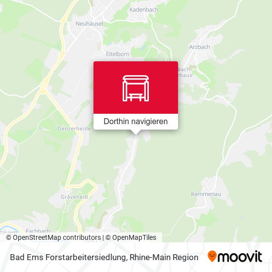 Bad Ems Forstarbeitersiedlung Karte