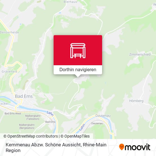 Kemmenau Abzw. Schöne Aussicht Karte