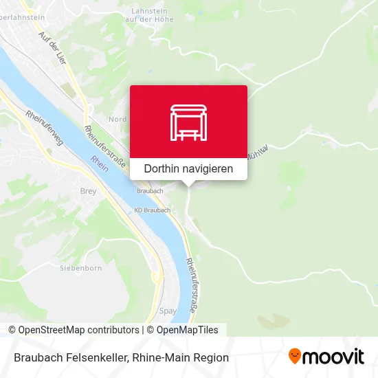 Braubach Felsenkeller Karte