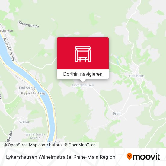 Lykershausen Wilhelmstraße Karte