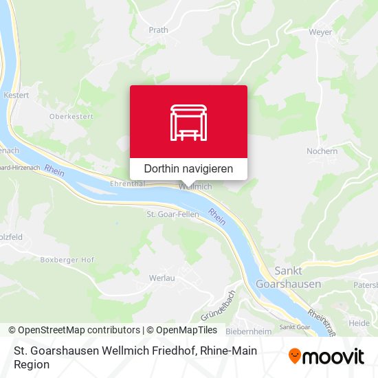 St. Goarshausen Wellmich Friedhof Karte