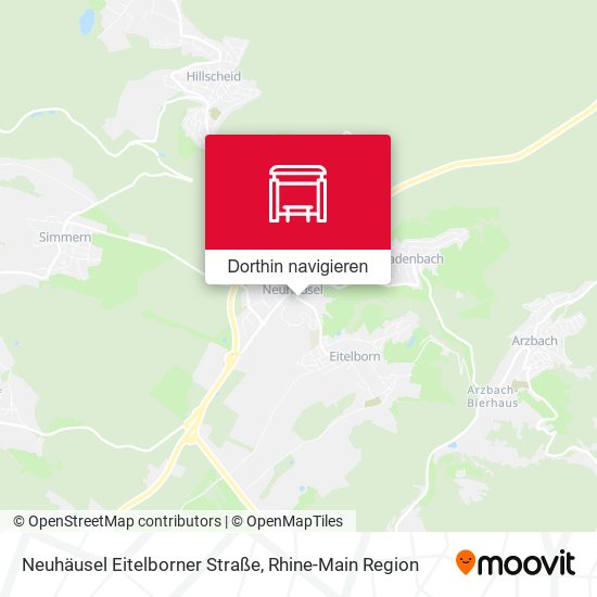 Neuhäusel Eitelborner Straße Karte