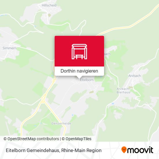 Eitelborn Gemeindehaus Karte