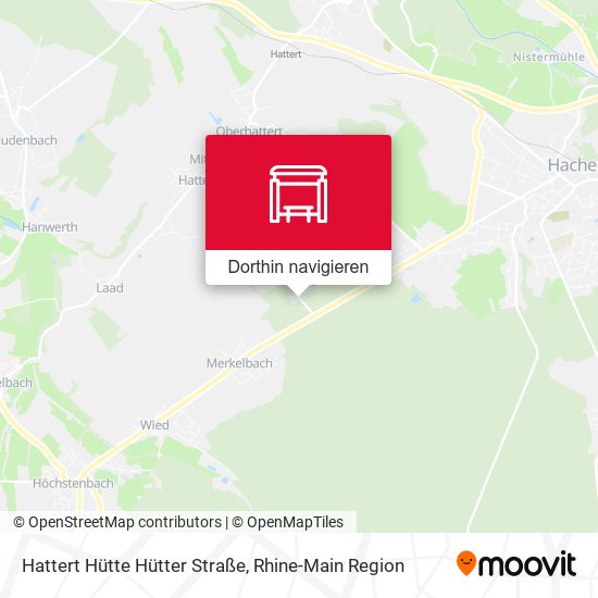 Hattert Hütte Hütter Straße Karte