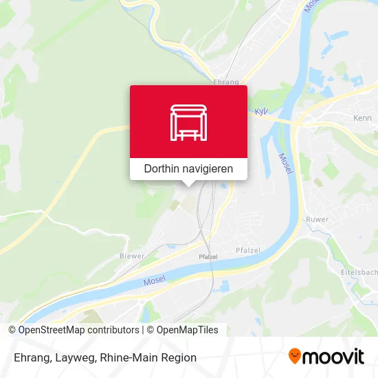 Ehrang, Layweg Karte