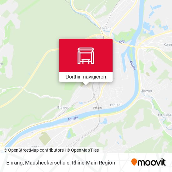 Ehrang, Mäusheckerschule Karte