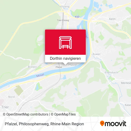 Pfalzel, Philosophenweg Karte