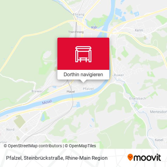 Pfalzel, Steinbrückstraße Karte