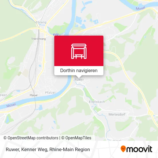 Ruwer, Kenner Weg Karte