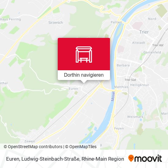 Euren, Ludwig-Steinbach-Straße Karte