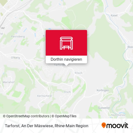 Tarforst, An Der Mäswiese Karte