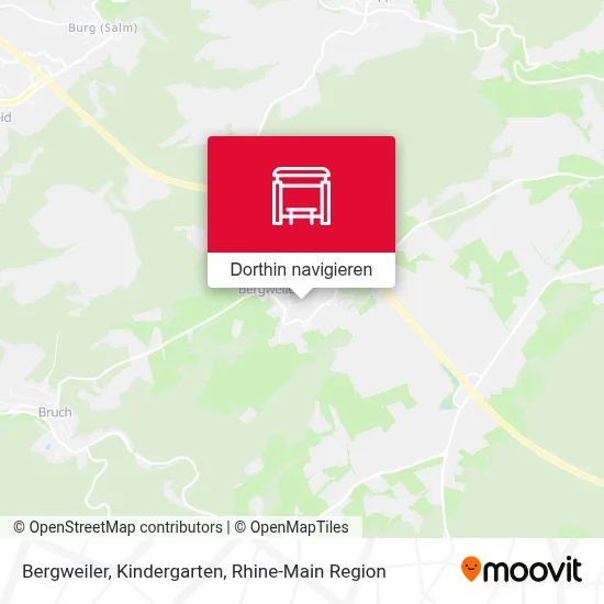 Bergweiler, Kindergarten Karte