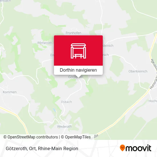 Götzeroth, Ort Karte