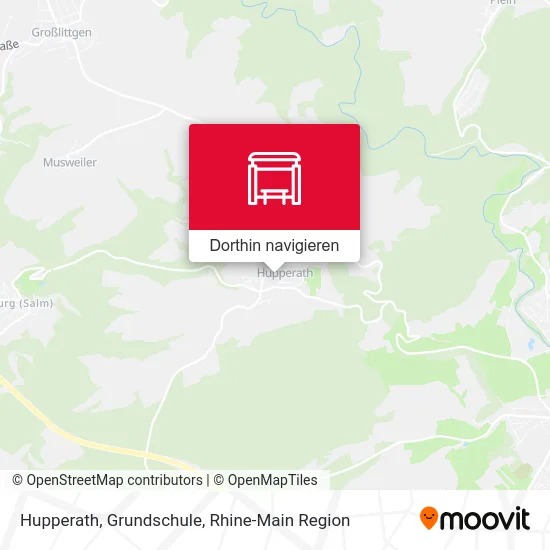 Hupperath, Grundschule Karte