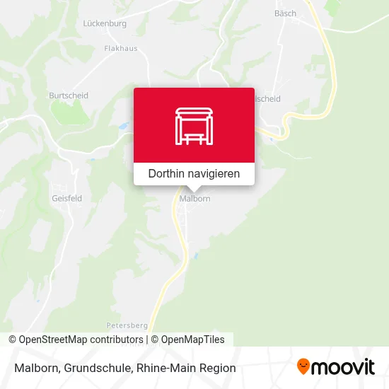 Malborn, Grundschule Karte