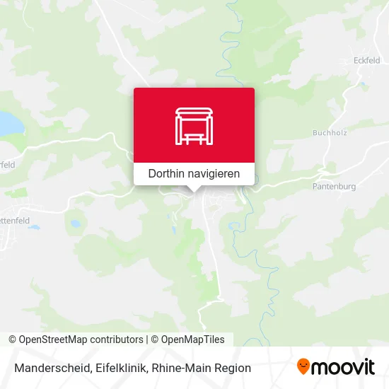 Manderscheid, Eifelklinik Karte