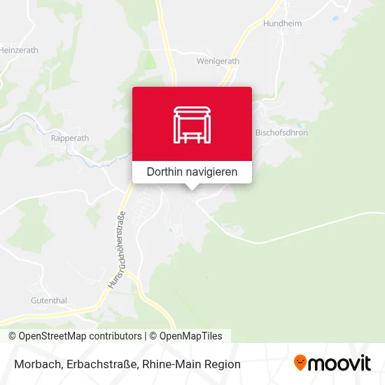 Morbach, Erbachstraße Karte