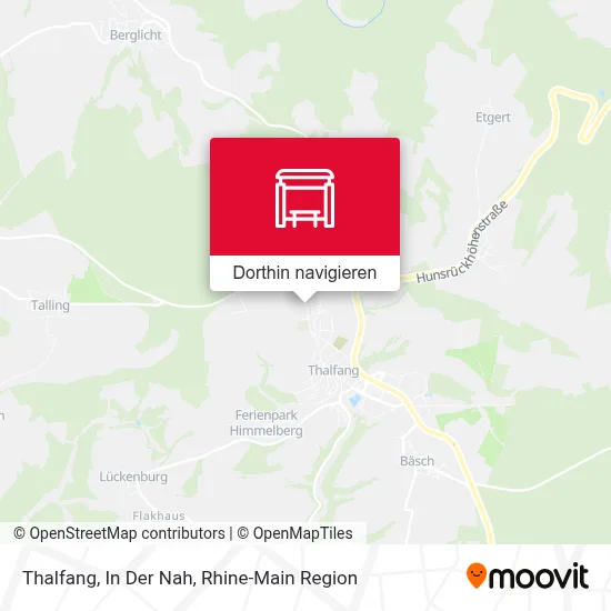 Thalfang, In Der Nah Karte