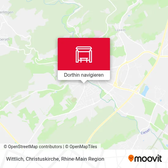 Wittlich, Christuskirche Karte