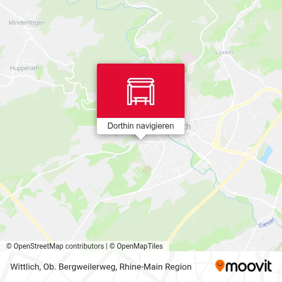 Wittlich, Ob. Bergweilerweg Karte