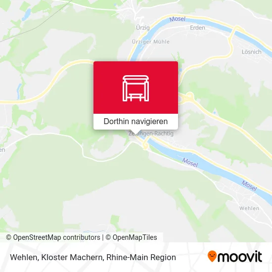 Wehlen, Kloster Machern Karte