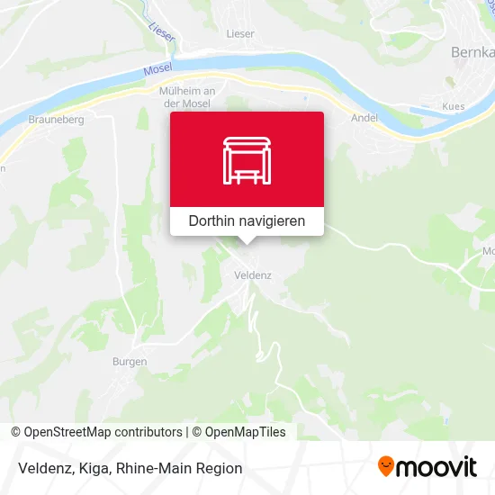 Veldenz, Kiga Karte